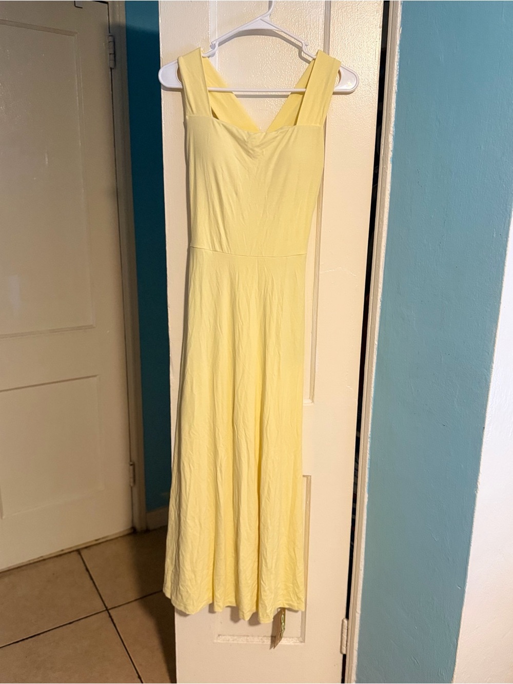 OGL Yellow Sleeveless Skinkiss Maxi Dress NWT Small